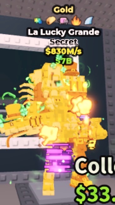 Lá Lucky Grande Gold 830M/s