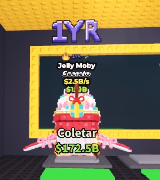 Jelly moby 2.5B/s