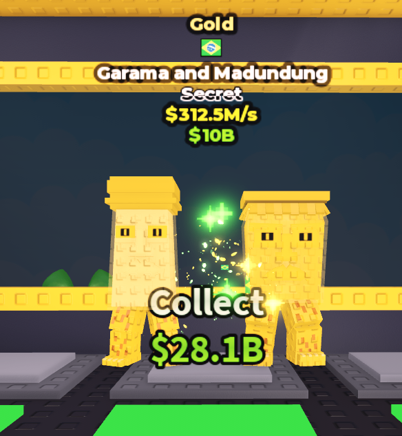 Garama and Madundung Gold 312.5M/s